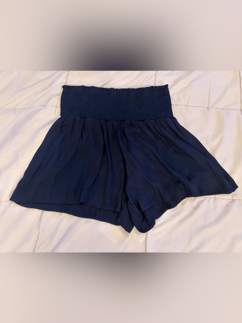 TCEC Navy Blue Smocked shorts
